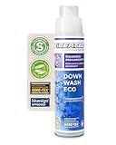 FIBERTEC Down Wash Eco Ökologisches Waschmittel flüssig 250ml – Daunenwaschmittel für Daunenjacken & Schlafsäcke, Biologisch abbaubar, Made in Germany