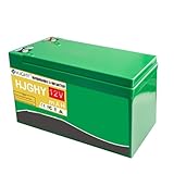 HJGHY 12 V 6 Ah 8 Ah 10 Ah 12 Ah 14 Ah 16 Ah 18 Ah 20 Ah 24 Ah Lithiumbatterie mit BMS-System, wiederaufladbarer Lithium-Ionen-Akku für Lautsprecher, Scheinwerfer, Router,12v,10Ah