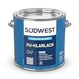 Südwest Aqua PU-Klarlack matt 2,5 L - transparenter, matter Schutzlack mit Spielzeugnorm EN 71-3