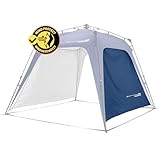 Lumaland Outdoor Seitenteil für Pop Up Pavillon | Seitenwand für Gartenzelt & Camping & Partyzelt | 225 x 155 x 132,5 cm | Passend für Lumaland Indoor & Outdoor Pavillons [Blau]