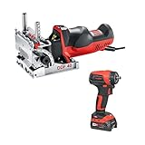 MAFELL Aktionspaket DuoDübler DDF 40 MaxiMAX (Dübelbohrer mit 900 Watt Leistung und 4 Bohrer 6/8) inklusive A12 Akkuschrauber (2 LiHD Akkus, Ladegerät, Winkelvorsatz und Schnellwechsel-Bohrfutter)