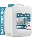 PLINTEX® [5L] Steinimprägnierung Außen & Innen I Stein Imprägnierung universell anwendbar I Naturstein, Steinplatten, Pflasterstein I Steinversiegelung