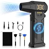 Elektrische Staubgebläse Luftdruckspray, 3-Gang 150000 U/min, Druckluft Compressed Air Duster mit 8000mAh Akku