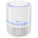 Pro Breez 3-in-1 Mini Luftreiniger mit HEPA Filter und Ionisator – Kleiner Luftreiniger für zu Hause oder Büro – ideal für Allergiker und Raucher - USB und Netzkabel