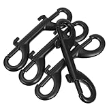 Homoyoyo 4 Stück Doppelend Karabinerhaken Hochwertige Metall Schnappverschlüsse für Boote Schlüsselanhänger Hundeleinen Riemen und Robuste Langlebige Clips für Außenbereich
