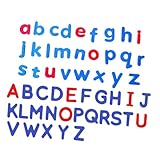 Beaupretty 2 Sätze Alphabet Magnet Kleinbuchstaben Großbuchstaben Magnetische Kühlschrankaufkleber für Vorschulkinder Dekoration Lernspielzeug