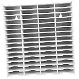 ULTECHNOVO Multi Funktionale Aufbewahrungsbox für Stempelkissen und Bürobedarf Fächer Holz Organizer für Schreibtisch zur Aufbewahrung von Handys Fernbedienungen und Kleingeld