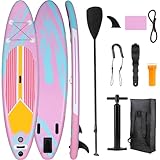 SUP Paddling Board 305 x 76 x 15 cm Stand Up Paddle Set, Komplett Premium Zubehör, für Erwachsene und Jugendliche Aller, NiveausTragkraft bis 200kg