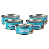 by Amazon Thunfischstücke in eigenem Saft und Aufguss, 145g (1er-Pack) (Packung mit 5)