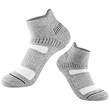 Nidddiv Thermische Socken Mit Spitze Herren schweißabsorbierende und Sport- und Freizeit-Low-Top-Saison-Kurzsocken mit flachem Mund Rutsch Socken Herren 40 (Grey, One Size)