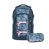 satch Pack Betty Blue Bondi Beach Schulrucksack Set 2tlg.