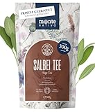 Salbeitee Monte Nativo (300g) - Salbei getrocknet - Salbeiblätter geschnitten zur jeder Zeit - 100% natürlich und ohne Zusatzstoffe - Aromatischer Kräutertee lose für einen köstlichen Aufguss