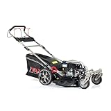 Benzin-Rasenmäher mit Antrieb NAX 4000S Motor Briggs & Stratton 875EXi Series 190 cm3 Mähbreite 51cm Fangkorb 75l wendige Vorderräder Gehäusereinigungssystem
