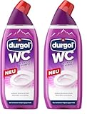 durgol WC Reiniger Intensive Purple mit frischem Duft - Reinigt, schützt und pflegt die Toilette - Toilettenreiniger Urinstein & Kalk - Klo-Reiniger flüssig - Urinsteinentferner & Kalkentferner 750ml