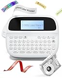 Phomemo M950 Etikettiergerät mit Tastatur,Beschriftungsgerät Bluetooth,Etikettendrucker mit Tastatur Etikettiergerät Selbstklebend with Etikettenband 12mm für Zuhause,Büro