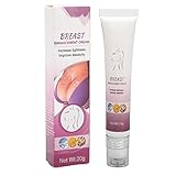 UPQRSG Brustvergrößerungscreme, Weiche Haut, Feuchtigkeitsspendende Tragbare Brustcreme, Sichere Firmen, 20 G Nettoinhalt Formt Brustmassagecreme, für Alle Hauttypen