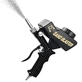 Tragbares Sandstrahlgerät,Sandstrahlpistole Mit Druckluftanschluss | Handgehaltene Strahlausrüstung Zur Rostentfernung Für Metallbearbeitung & Lackrestauration In Der Automobilindustrie