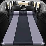 VCYEX Auto Luftmatratze, Faltbarauto Matratze SUV Luftmatratze, Auto Luftmatratze Camping Tragkraft: 200 Kg Tragbare AufbewahrungBlack,180x130x5cm