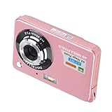 4K Digitalkamera, 48MP, 2,7 LCD Display, 8-facher Zoom, Anti-Shake, Vlogging- und Fotokamera, kompakte Größe, für Taschen-, Video- und Minikamera-Liebhaber (Rosa)