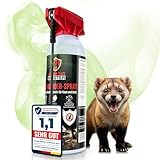 ABWEHR MEISTER NEUHEIT - Marderspray 400 ml zur Abwehr von Mardern für Haus, Garage & Auto, Marderschreck mit Sofort-, und Langzeitschutz, Marderabwehr inkl. Sprühlanze Made in Germany