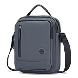 BAGZY Umhängetasche Herren Schultertasche Handtaschen Männer Nylon Tablet-Tasche Große Brustbeutel Herren Tasche Arbeitstasche für Büro/Hochschule/Reisen