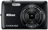 'NIKON COOLPIX S4300 Compact Digitalkamera (16 Megapixel, 3-Display 6 x optischer Zoom schwarz