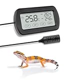 DoRight Reptilie Kombination aus Thermometer und Hygrometer, Terrarium Thermometer Hygrometer Terrarium für Reptilientiere, Schildkröten, Geflügelbrütanlagen und Entfeuchtungsräume verwendet werden