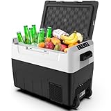 Oyajia Kompressor Kühlbox 45L Kühlschrank 12/24 V Camping Auto Gefrierschrank -20℃+20℃, 100-240V, Mit APP, für Camping, Festivals & Reisen