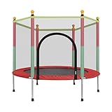 Trampolin für Sicherheitsnetz, Trampolin mit Sicherheitsnetz, 140 cm, tragbar, für Kinder