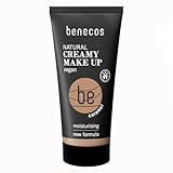 benecos - Naturkosmetik - Creamy Make-up - flüssig - mattierend - vegan – caramel
