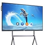 JAV Interaktives Whiteboard, Smart Board 55 Zoll 4K UHD Digitales Elektronisches Whiteboard mit Dual-System, All-in-One-PC Touchscreen Smartboard für Klassenzimmer & Büro (mit Wandhalterung)