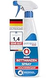Patronus Bettwanzen-Spray zur effektiven Bettwanzen-Abwehr 500 ml - Sofortschutz-Mittel gegen Bettwanzen - mit dezentem Eukalyptus/-Zitrusduft - hochwirksam & laborgeprüft