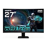 Gigabyte GS27QCA 27' QHD Gebogener Gaming-Monitor – 2560 x 1440, 180Hz, 1ms, 250 cd/m², FreeSync, HDR Ready, HDMI 2.0, DisplayPort 1.4