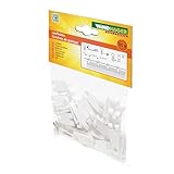 Windhager Sonnensegel Befestigung Set, Laufhaken, 30 Stück, mit Edelstahlschrauben, 10701