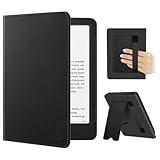 Fintie Hülle für 7' Kindle Paperwhite(12. Generation) und Kindle Colorsoft/Paperwhite Signature Edition 2025/2024, Kickstand Schutzhülle mit Handschlaufe und Auto Sleep/Wake Funktion, Schwarz