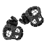 PRETYZOOM 2 Stück Mikrofon Schwingungsdämpferhalterung aus Kunststoff Stoßfeste Waben Mikrofonhalterung für Kondensator und Rundfunkmikrofone Schwarze Antivibrationsklemme für