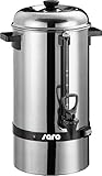 Saro Kaffeemaschine mit Rundfilter – 6,75 L / 40 Tassen – Edelstahl – Brüh- & Warmhaltefunktion – Sicherheitszapfhahn – Peilglas - 1,5 kW – Modell SAROMICA 6005
