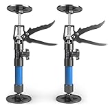 GWAEPU 2 Stück Teleskop Zargenspanner: Montagestütze Teleskopstütze 30–59cm Höhenverstellbare Einhandstütze 360 Grad Türspanner Tragfähigkeit 40kg zur Unterstützung von Türzargen Schränken