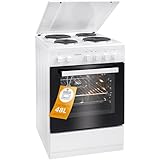 Bomann® Backofen 50cm mit Herd | Elektroherd freistehend 50 cm mit 4 Kochplatten | Standherd mit Ofen 48L | Ober-/Unterhitze | 40°C - 240°C | inkl. Blech & Grillrost | Elektroherd mit Kochfeld EH 561