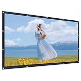 Faltbare tragbare Projektor-Leinwand, für drinnen und draußen, für Klassenzimmer, Party, Zuhause, Büro, tragbar und vielseitig