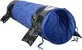 TRIXIE Hunde Agility Tunnel - Hundetunnel für das Agility Training mit großen Hunden – für Anfänger und Fortgeschrittene – mit praktischer Transporttasche - ø 40 cm/2 m – 3210