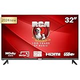 RCA E32-RH1Q1L TV 32 Zoll (81cm) Fernseher,HD,Ultra Clear,Triple Tuner(DVB-T2/S2/C),Hotelmodus,2024