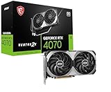 MSI GeForce RTX 4070 Ventus 2X E1 12G OC Gaming-Grafikkarte, 12 GB GDDR6, 2490 MHz, PCI Express Gen 4, 192 Bit, 3X DP v 1.4a, HDMI 2.1a (unterstützt 4K & 8K HDR)