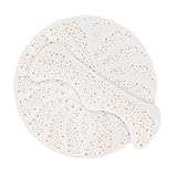 Homoyoyo 20 Stück Teiliges Gesichtssonnenflecken Sticker Natürliche Realistische Freckle Aufkleber mit Glamourösem Goldglitzer Wasserfest Schweißresistent Einfach zu Entfernen für Alltag