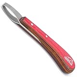 Equine Care J2 Edelstahl Precision Loop Hufmesser Ergonomischer Griff für Pferdehuftrimmen