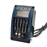 Equalizers Tuner 5 Band Equation Preamp Acoustic Guitar Pickup ABS Texture Suitable For Guitar Superior Sound