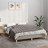 LVHUIDEH Gewichtsdecke, Bettdecke, Ganzjahresdecke, Schlafdecke, Decke aus Polyester, Mehrzweckdecke, 150 x 200 cm, Gesamtgewicht 7 kg, Stoff (100% gebürstete Polyester-Mikrofaser)