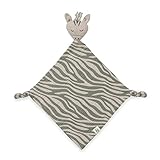hauck Cuddle N Play, Zebra Sage - Musselin Schnuffeltuch & Trösterchen für Neugeborene 25 x 25 cm für Neugeborene mit Tiermotiv, Kuscheltier & Einschlafhilfe, Waschbar bei 60° C