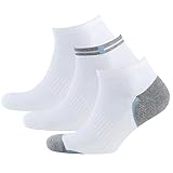 Nur Der 3er Pack Sport Sneaker Socken Herren, weiß, 46