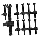 Toyvian 10 Stück Teiliges Kettensägen Kettenspanner Schrauben aus Metall Präzise Einstellbare Führungsschienen Schrauben für Elektrische Motorsägen Einfach zu Justieren und Stabile